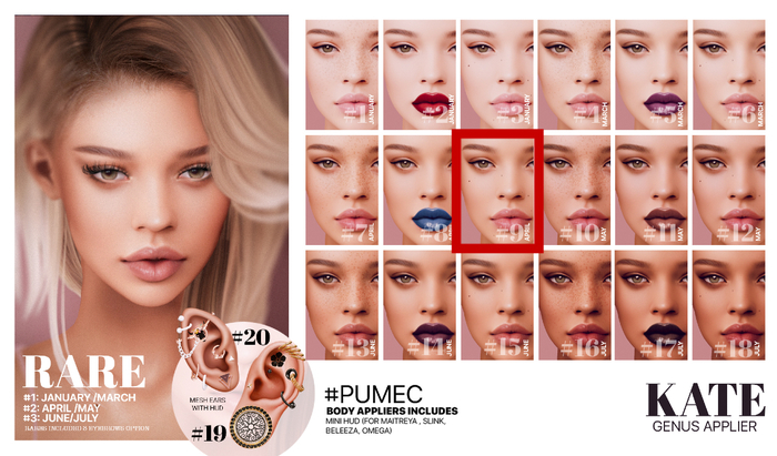 #9  [PUMEC]  -  KATE  - APRIL --- GENUS app.