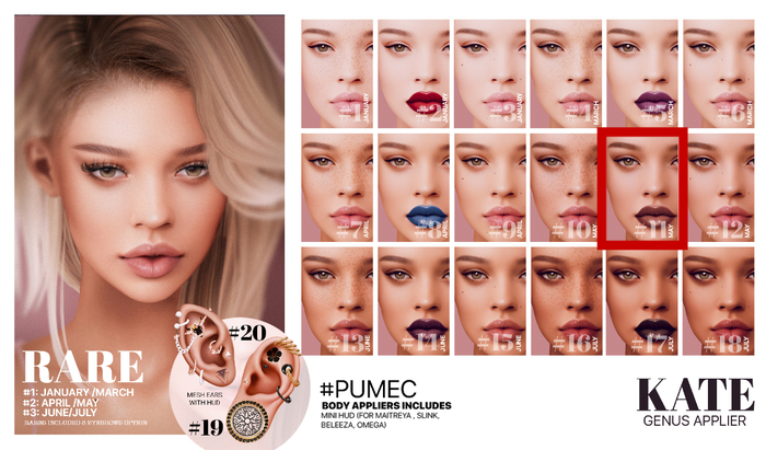 #11  [PUMEC]  -  KATE  - MAY --- GENUS app.