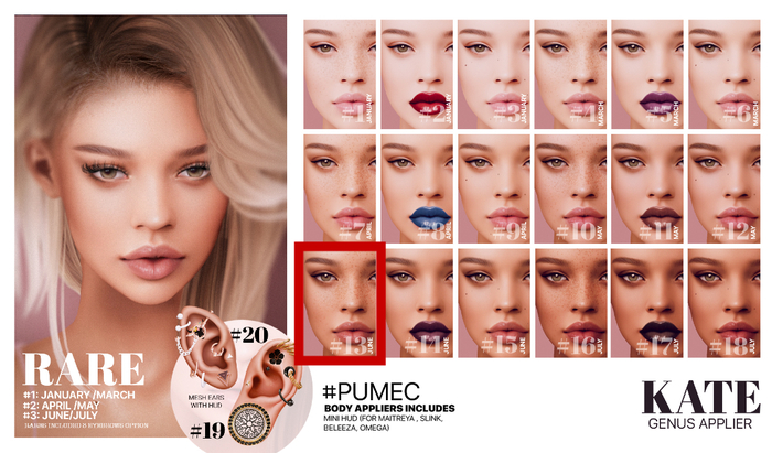 #13  [PUMEC]  -  KATE  - JUNE --- GENUS app.