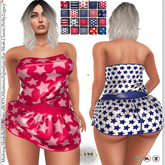 [LRS] Leeya Dress 4th July Ftp ( 17 mesh size )