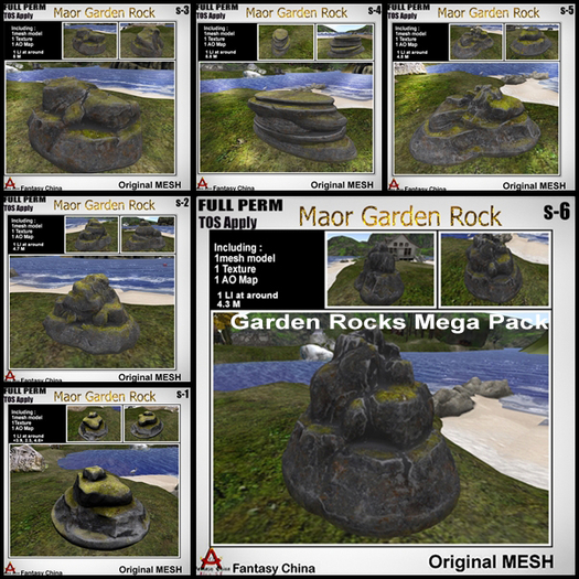 Full Perm Garden Rocks mega pack