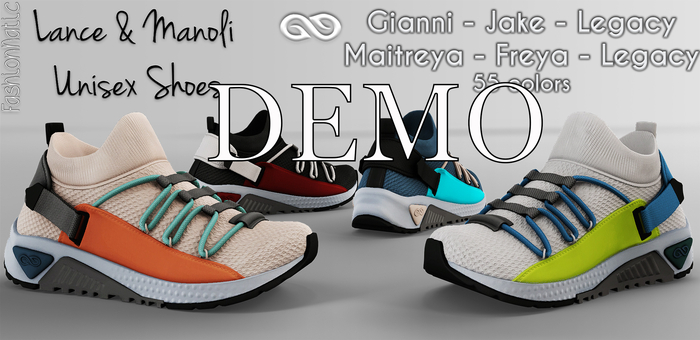 Demo FashionNatic - Lance & Manoli Shoes Fatpack  - Signature Gianni, Belleza Jake, Legacy - Maitreya, Belleza Freya, Le