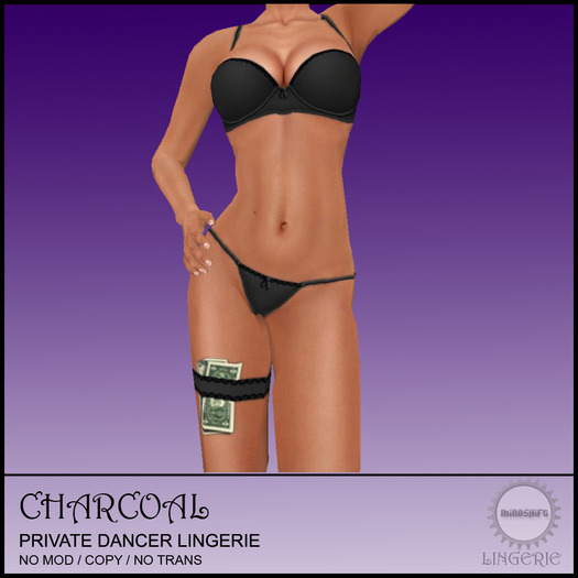 Mindshift - Private Dancer Lingerie (Charcoal)
