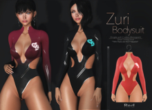 [[ Masoom ]] Zuri Bodysuit-Red-Legacy Perky, Legacy, Lara, Freya
