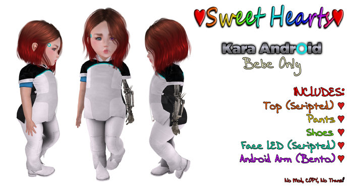 {SH} Kara Android Outfit (Bebe Fitted)