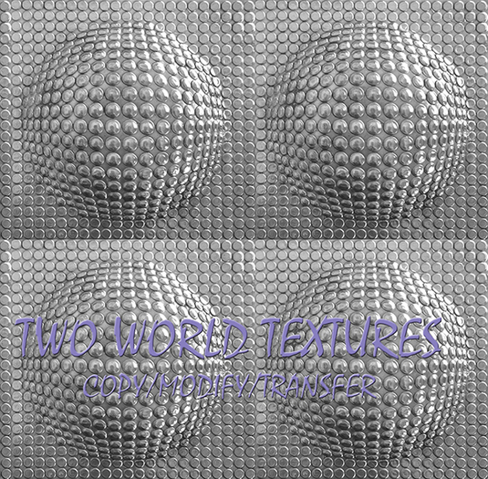Metal 3D Circular Silver Seamless Texture