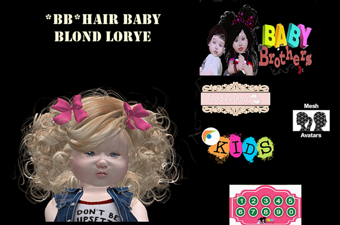 *BB*HAIR BABY blond LORYE
