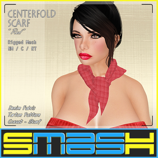 SMASH - Centerfold Scarf (Red)