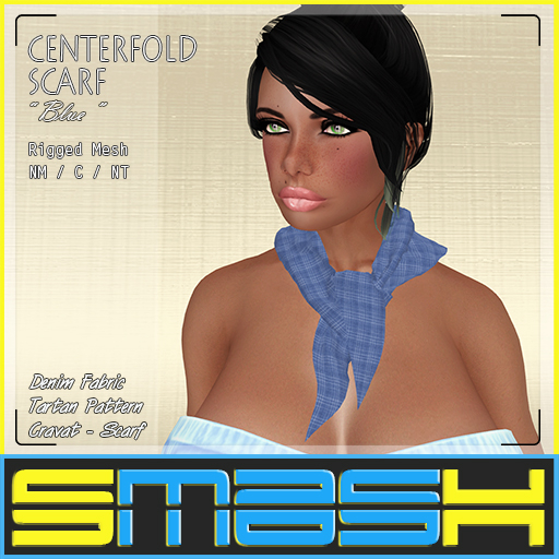 SMASH - Centerfold Scarf (Blue)