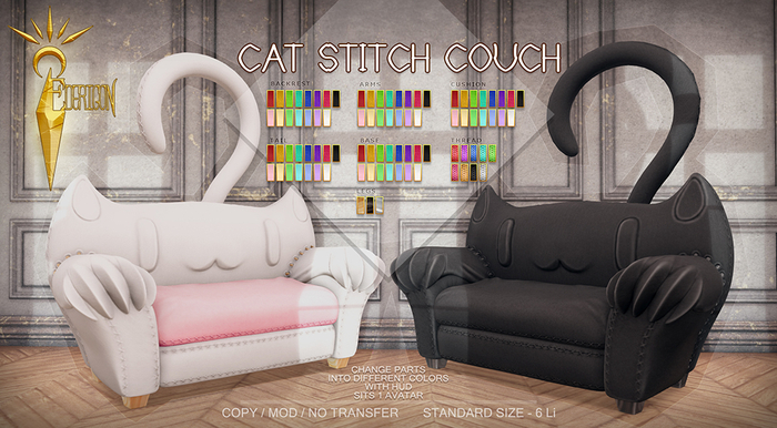 EDERIGON - Cat Stitch Couch - (Add Me)