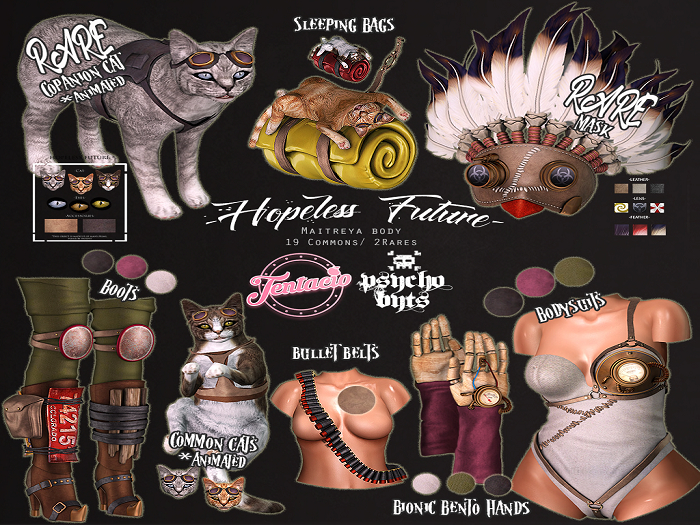 Tentacio &.{PSYCHO:Byts}. Hopeless future bionic hand light