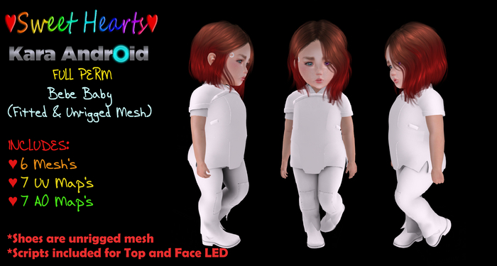 {SH} Kara Android Outfit (Bebe Fitted)