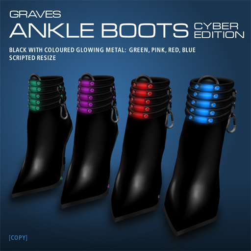 GRAVES Ankle Boots - Cyber Edition