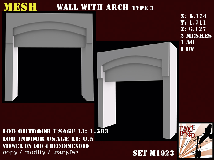 "TB" Wall with arch type 3 M1923