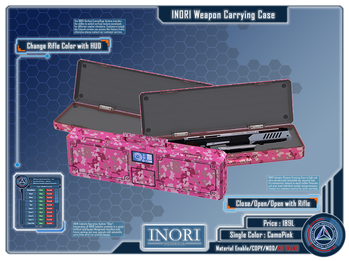 INORI - Weapon Carrying Case CamoPink