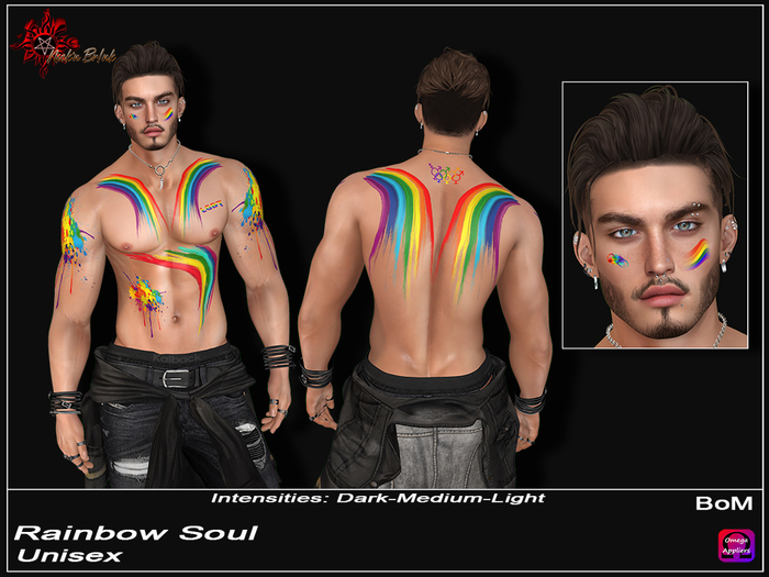 *NB* Rainbow Soul Tattoo Unisex