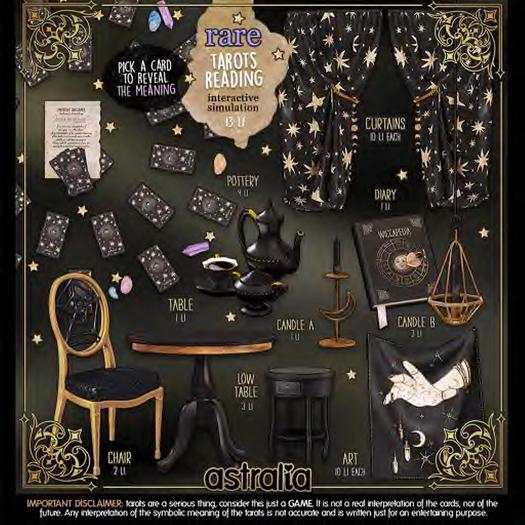 Astralia - Tarot session (Interactive tarot cards) RARE