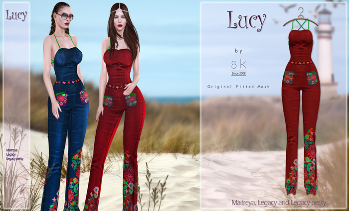 * SK * Lucy red Maitreya, Legacy and Legacy Perky (unpackme)