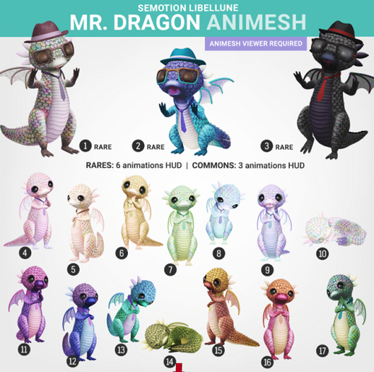 SEmotion Libellune Mr. Dragon Animesh #17
