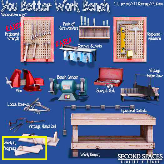 Second Spaces - You Better Work Bench - work in progress