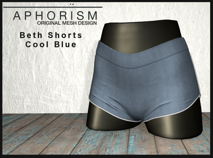 !APHORISM! - Beth Shorts - Cool Blue
