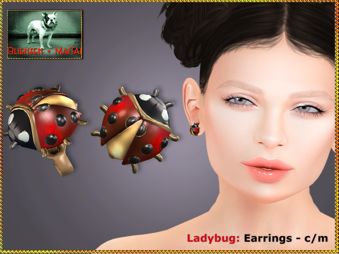 Bliensen - Ladybug - earrings