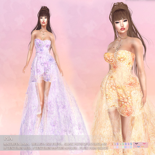 .:FlowerDreams:. Pia Gown - crystal daisies DEMO