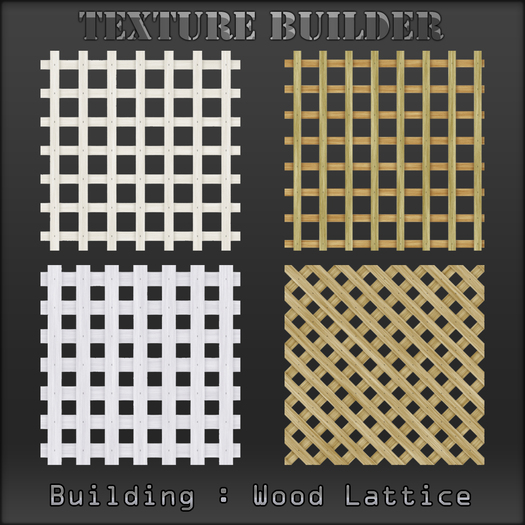 Building/Pack Wood Lattice
