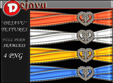 ^^Dejavu^   Full Perm Ribbon with Heart Png