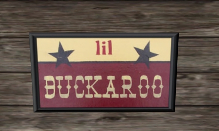 Decoração de parede pouco refazerBuckaroo