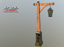 Art Studio.FULL PERM \\ Simple Medieval Lamp