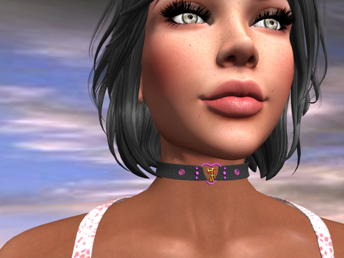 Kitty Heart Collar by P.E.C. Boxed