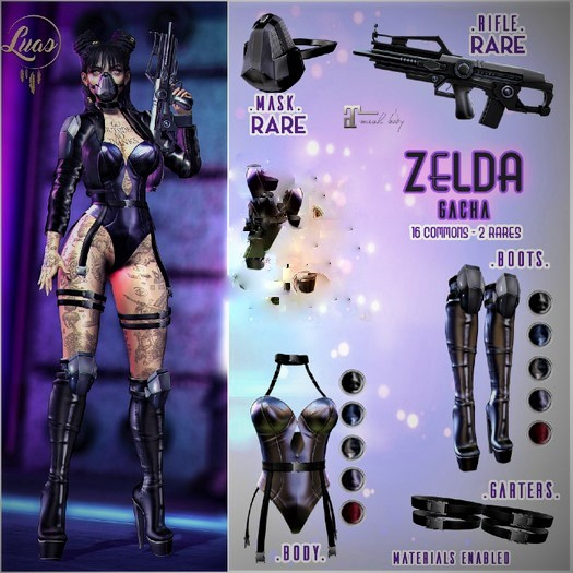 Luas Zelda Body Blue