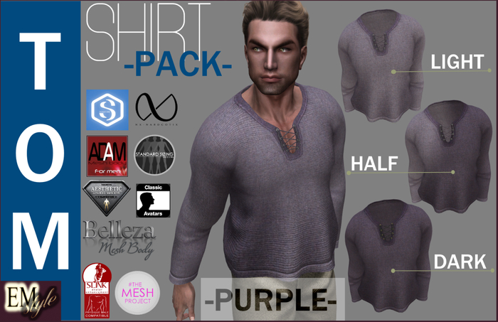 EMS - TOM SHIRT -PURPLE PACK