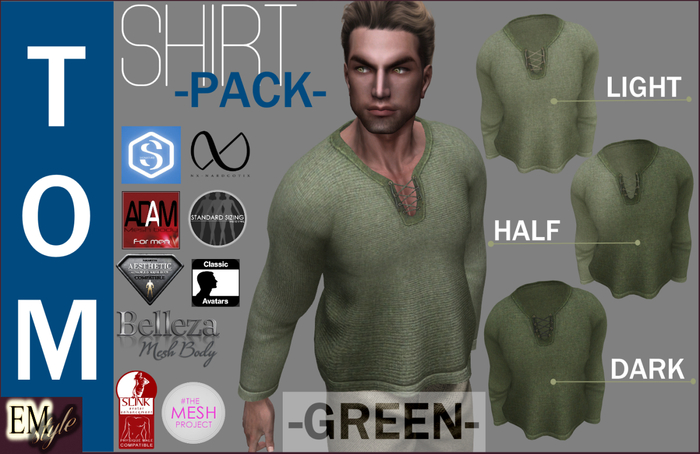 EMS - TOM SHIRT -GREEN PACK