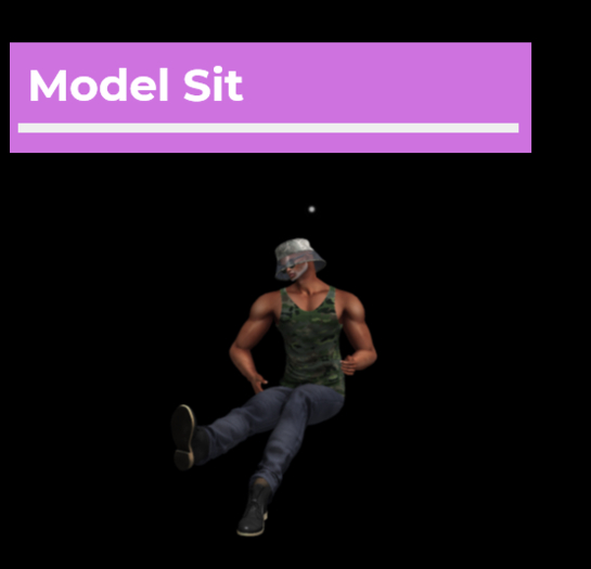 [Pose Ball] Model Sit