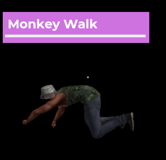 [Pose Ball] Monkey Walk