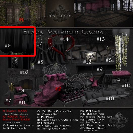 #6 ..::OA - M.E.O::..  [BV] Drapes Set [BOX]