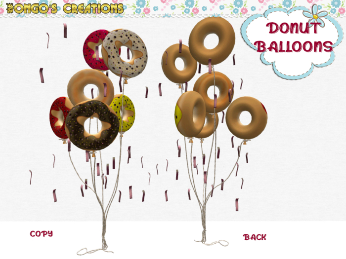BMC817 - NEW -  DONUT BALLOONS.