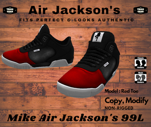 Air Jackson's Boxed Model Red Toe