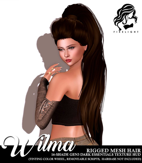 !!Firelight!! Wilma Gen3 Hair - DkEssentials - wear