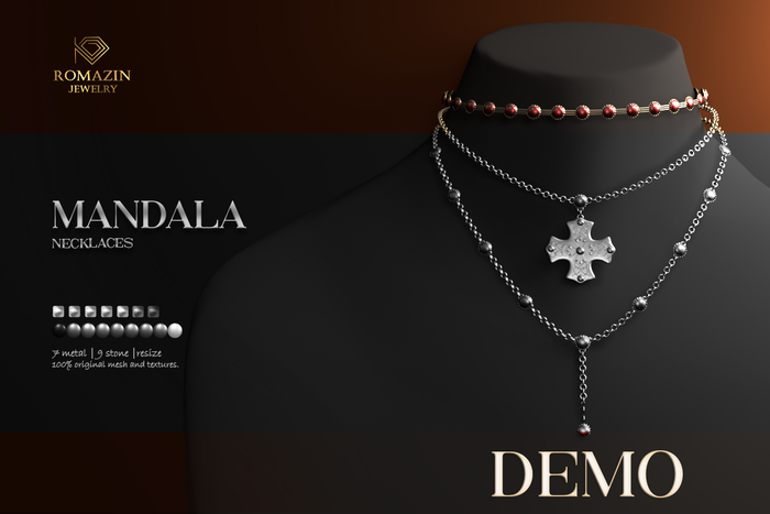 Romazin - Necklaces <Mandala>, DEMO