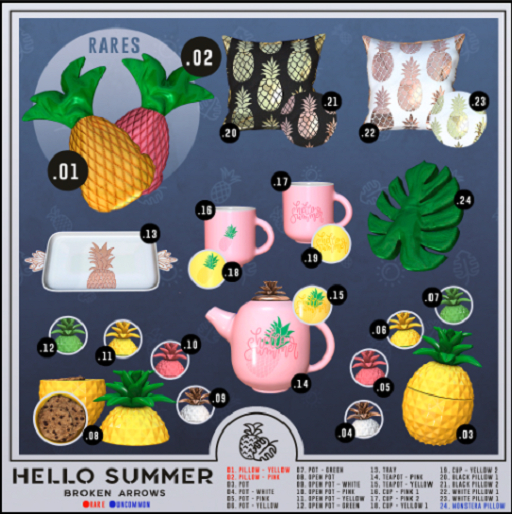 02 - BROKEN ARROWS - Hello Summer  - RARE