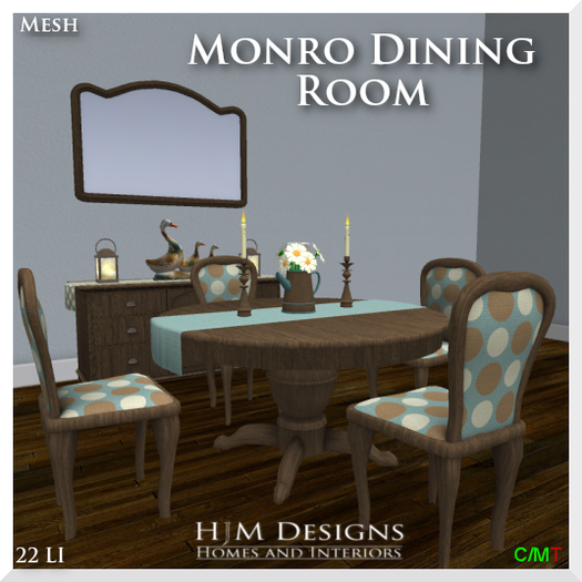 Monro Dining Room Boxed