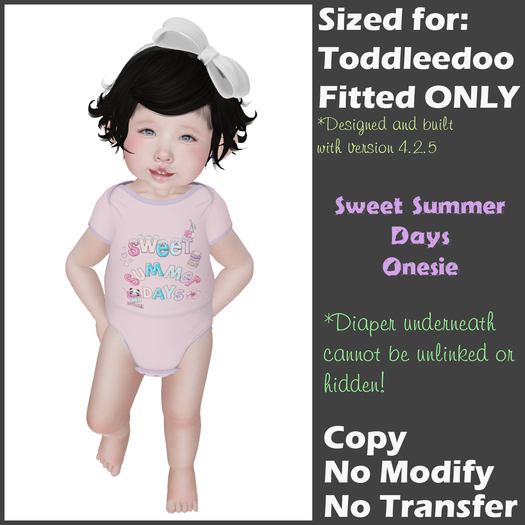 [Back to Basics] Sweet Summer Days Onesie (Boxed - Rez)