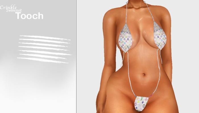 Tooch - Crinkle Swimsuit - White ll