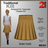 Traditional Kilt [2cute] - Solid Gold