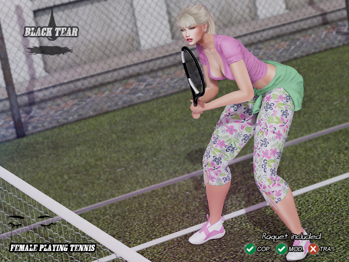 /BT/ Female playing tennis MP (BOXED)