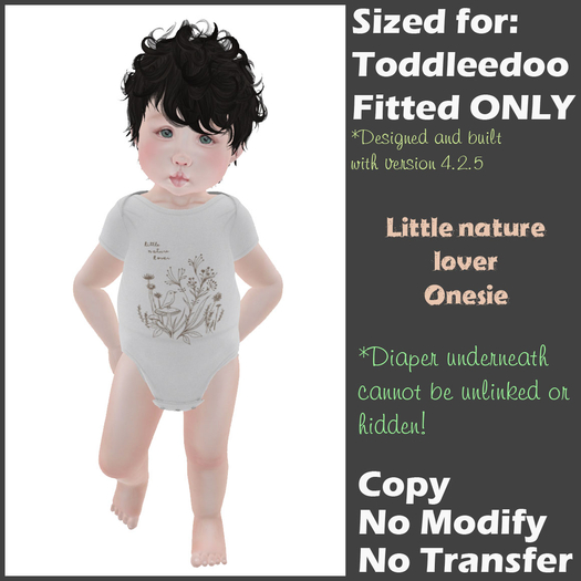 [Back to Basics] Little Nature Lover Onesie (Boxed - Rez)