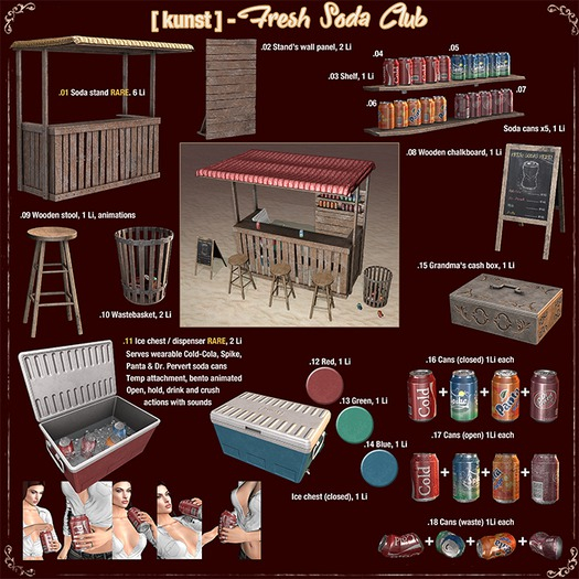 [ kunst ] - Fresh Soda Club / Full Set